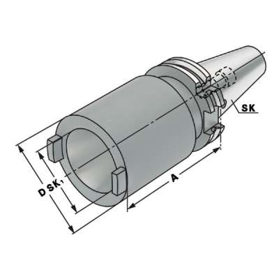 Втулка переходная SK 50 - SK 50 - 120 DIN 69871 A