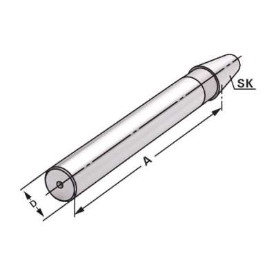 Контрольная оправка (хвостовик SK 40-40-300 по DIN 69871 A)