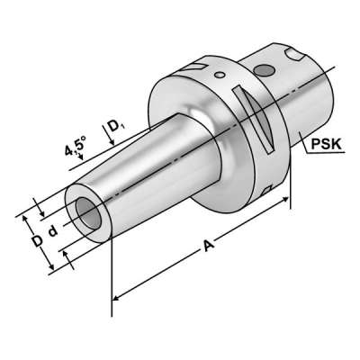 Термоусадочный патрон (хвостовик PSK 50-20-85 по ISO 26623)