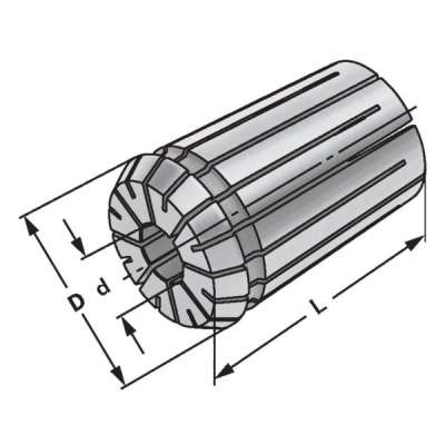Цанги OZ32 для Ø 16 - 15,5 по DIN 6388 B (ISO 10897-B)