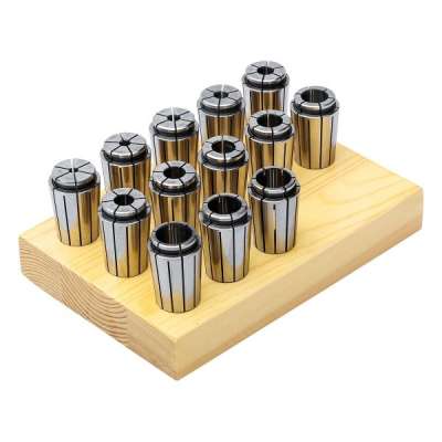 Набор цанг (KPS10; 8-шт.) на деревянной подставке