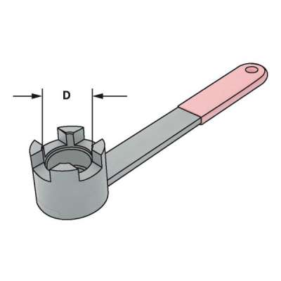 Ключ для для оправок насадных фрез Ø 27 / M12 по DIN 6368
