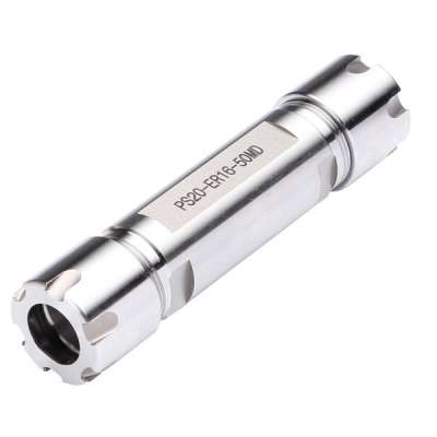 Двойной цанговый патрон с цилиндрическим хвостовиком и мини-гайкой под цангу типа ER по DIN 6499 (ISO 15488) ER16-1/10-123 | Ø = 20