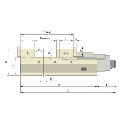 Прецизионные тиски ALQ-160G/HV с механическим усилителем