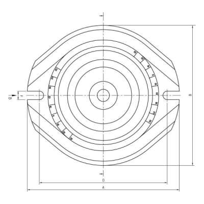 Поворотное основание для тисков HP-80 / MP-80