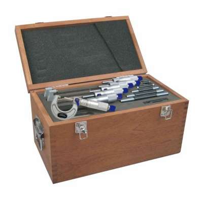 Micrometer-Set | analogue | 0 - 300 12 pieces | reading 0,001mm