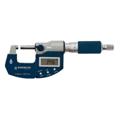 Micrometer | digital | 25 - 50 with data output | IP 65