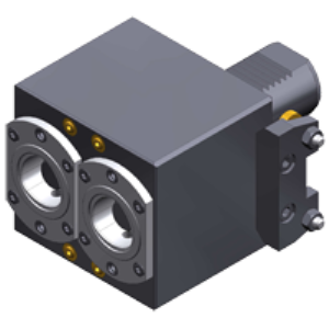 Осевая державка, двойная